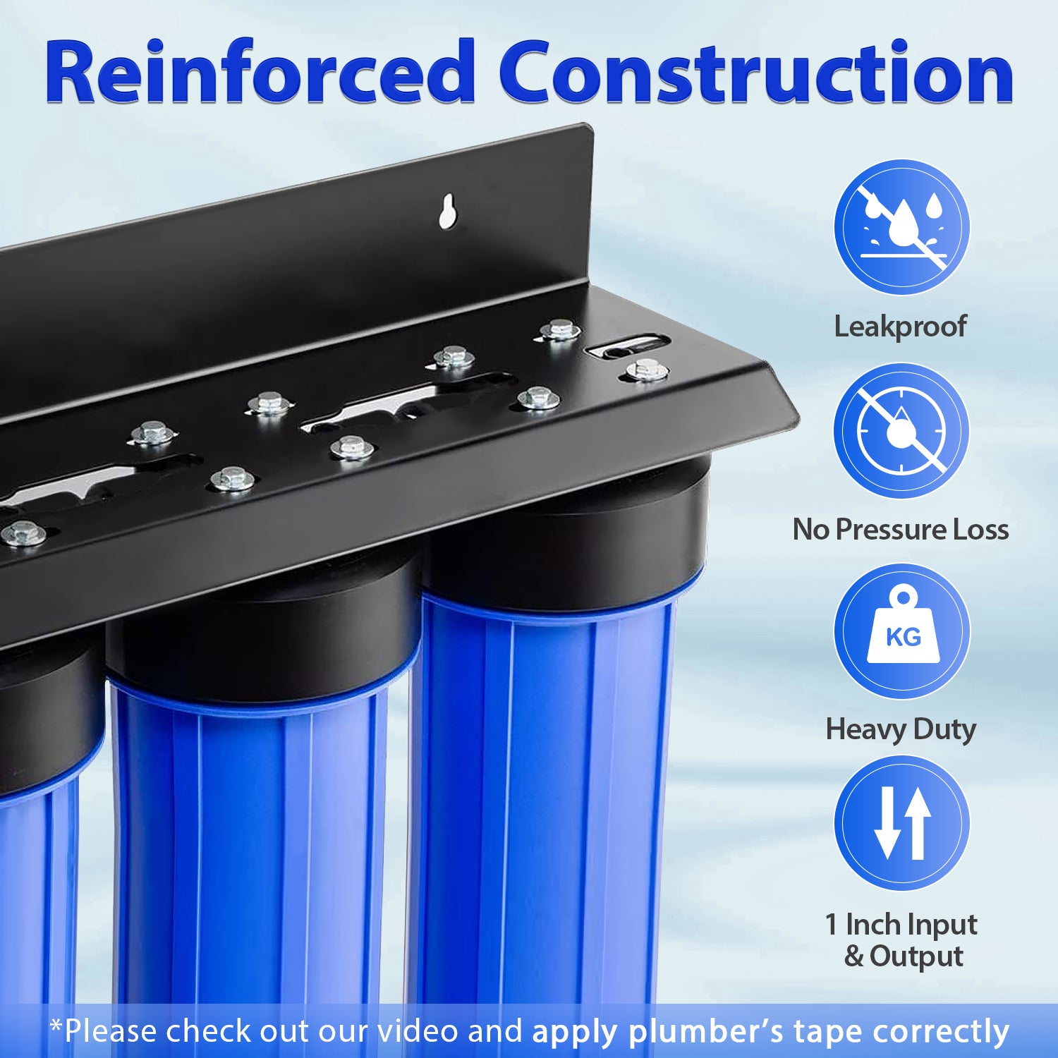 iSpring No Salt Whole House Water Filter System