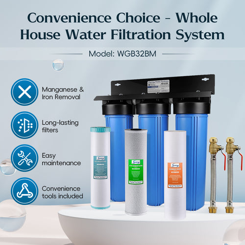 iSpring No Salt Whole House Water Filter System